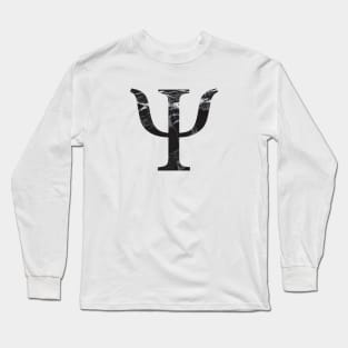 Marble Psi Long Sleeve T-Shirt